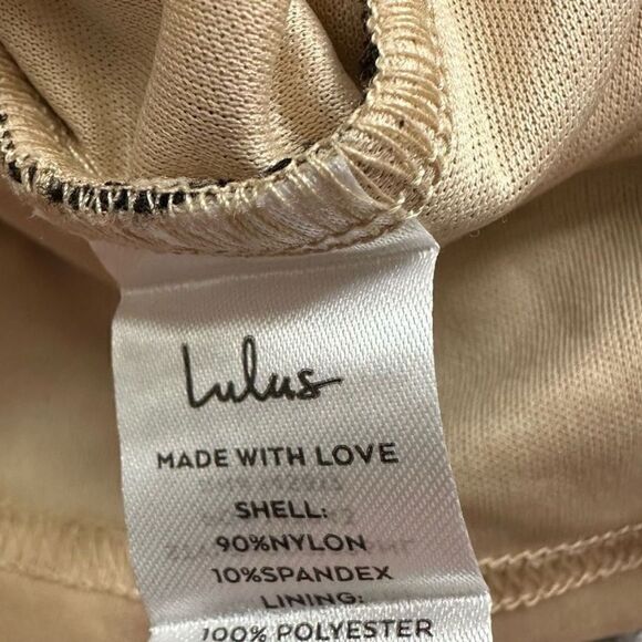 Lulus Fetching & Flirty Black Lace Puff Sleeve Bodycon Chic Mini Dress Medum - Picture 4 of 5